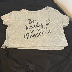 Gray  T-Shirt with Fun Print